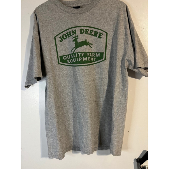 Men's John Deere T-Shirt Size Unknown Gray - Picture 1 of 3